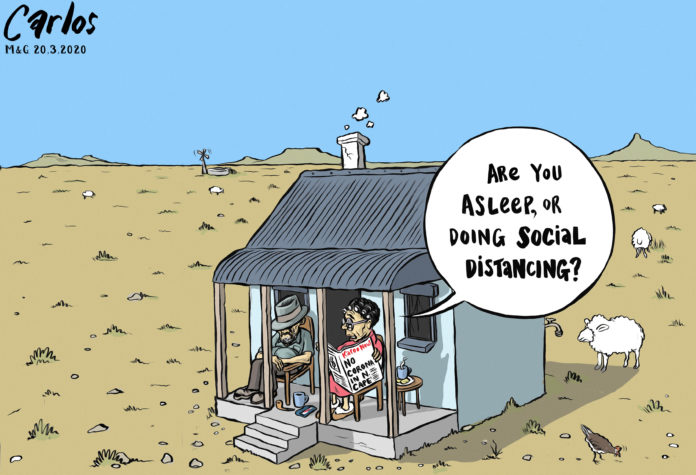 Carlos on social distancing in the Northern Cape – cartoon - The Mail & Guardian Carlos on social distancing in the Northern Cape – cartoon - The Mail & Guardian