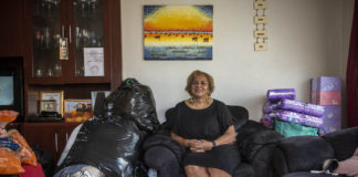 May 06 2020 Caroline Peters Established A Gender Based Violence Women’s Group That Uses Coded Messages On Whatsapp To Help Keep Victims Out Of Harm’s Way. Cape Town. Covid19. Photo By David Harrison
