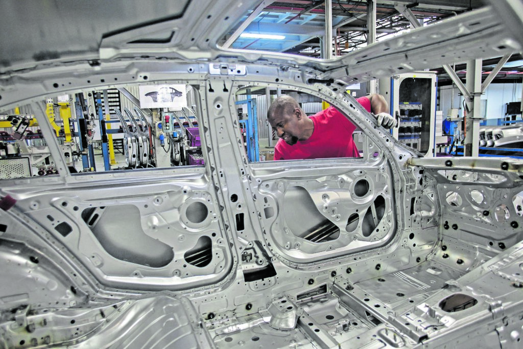 Automobile Manufacture At Bmw Ag's Rosslyn Plant