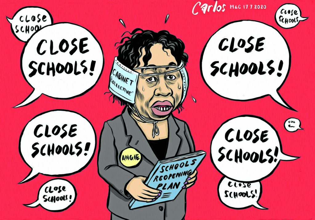 Cartoon: Carlos on Angie and the schools debacle