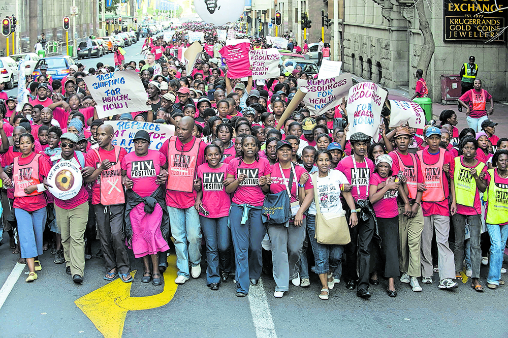 The Tac Held A Protest March To The Cape Town International Conv