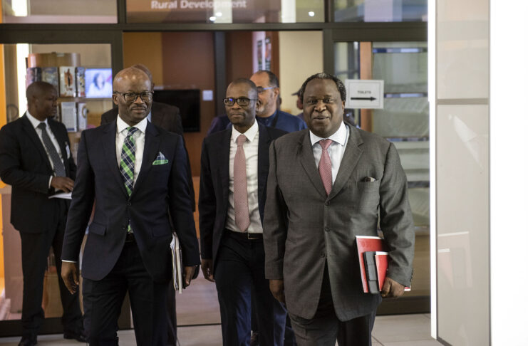 February 26 2020 Budget Media Briefing Parliament, Cape Town. Photo By David Harrison