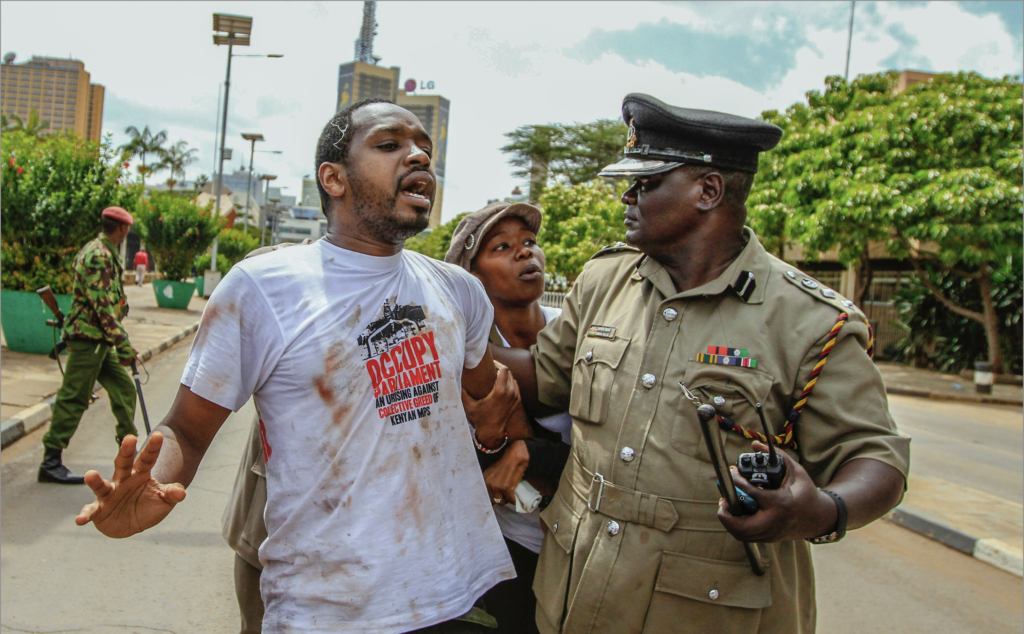 Boniface Mwangi After Street Protest