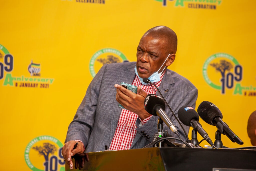 Ace Magashule Introduces Members Of The Ancyl National Youth Task Team