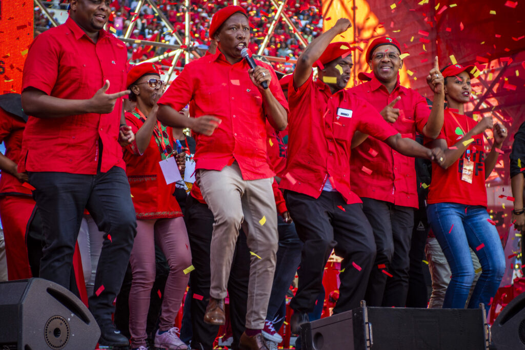 Economic Freedom Fighters Campaign Rally Ahead Of South African Election