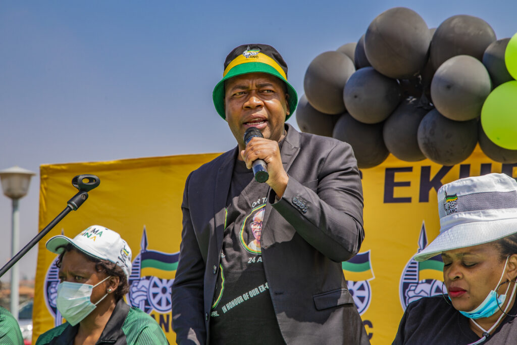 Mayor Mzwandile Masina Campaigns In South Africa