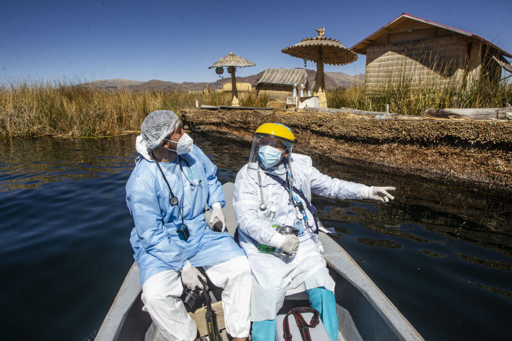 Topshot Peru Health Virus Vaccine Uros