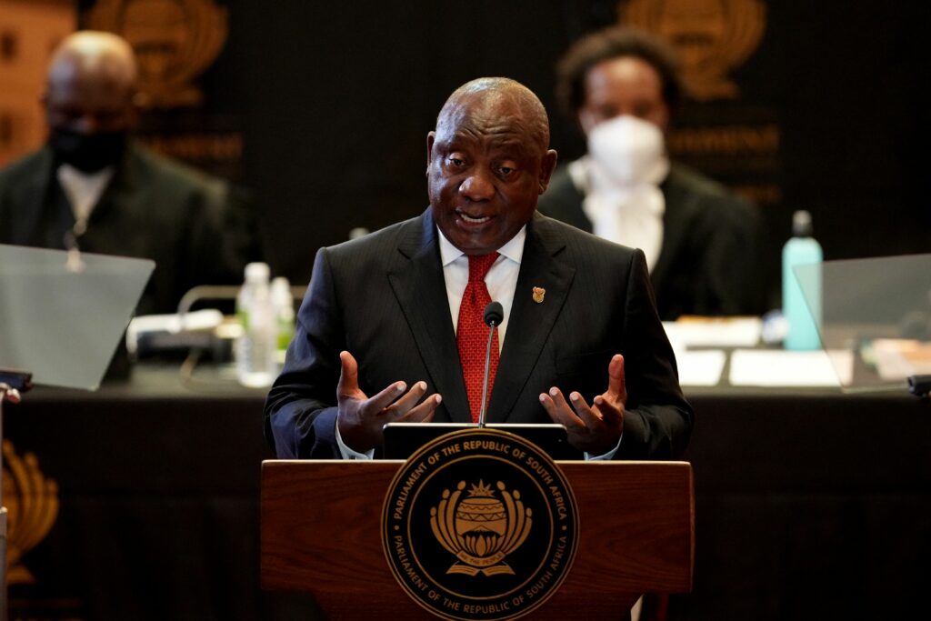 Ramaphosa tells parliament to act on Zondo’s findings on the State Security Agency