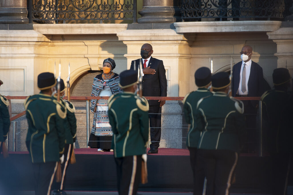 February 10 2022 The State Of The Nation Address Held At The City Of Cape Town City Hall, Cape Town, South Africa. Photo By David Harrison