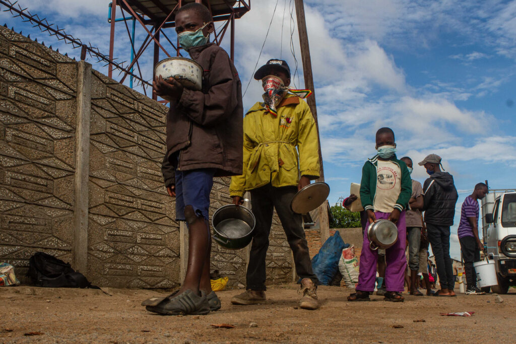 Zimbabwe on the verge of famine and malnutrition occurs throughout the country