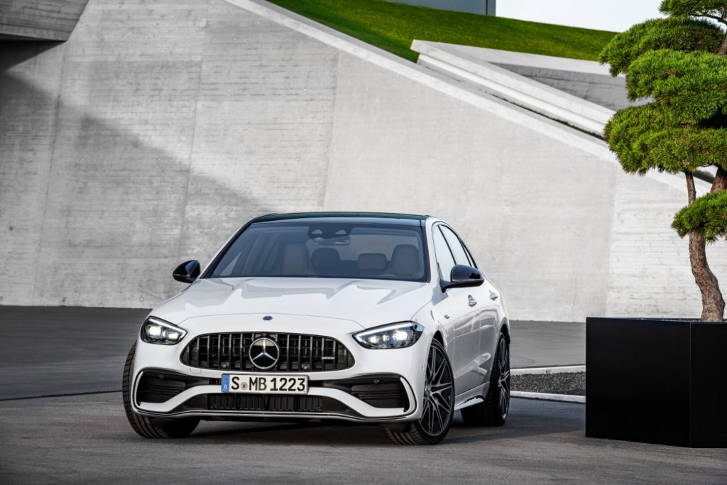 Riding shotgun in the new Mercedes-AMG C43