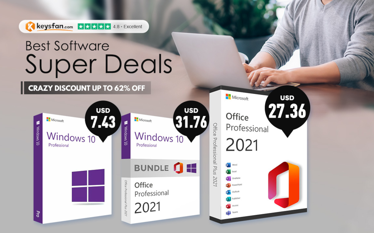 Special offer on lifetime MS Office and genuine Windows 10 — get more
