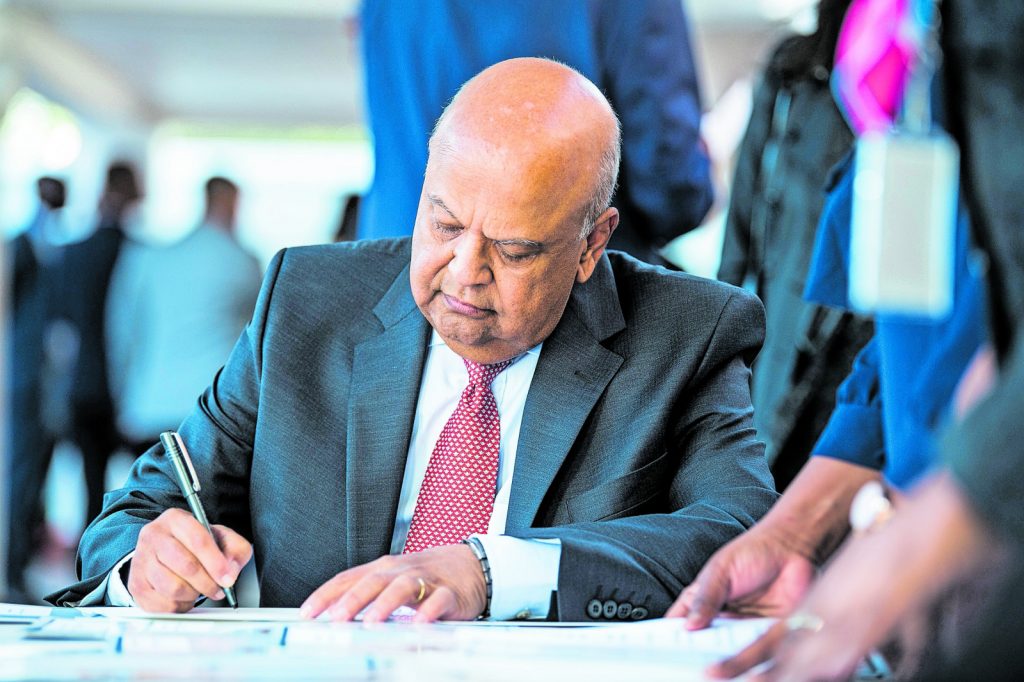 Gordhan calls for just energy transition plan to be adjusted