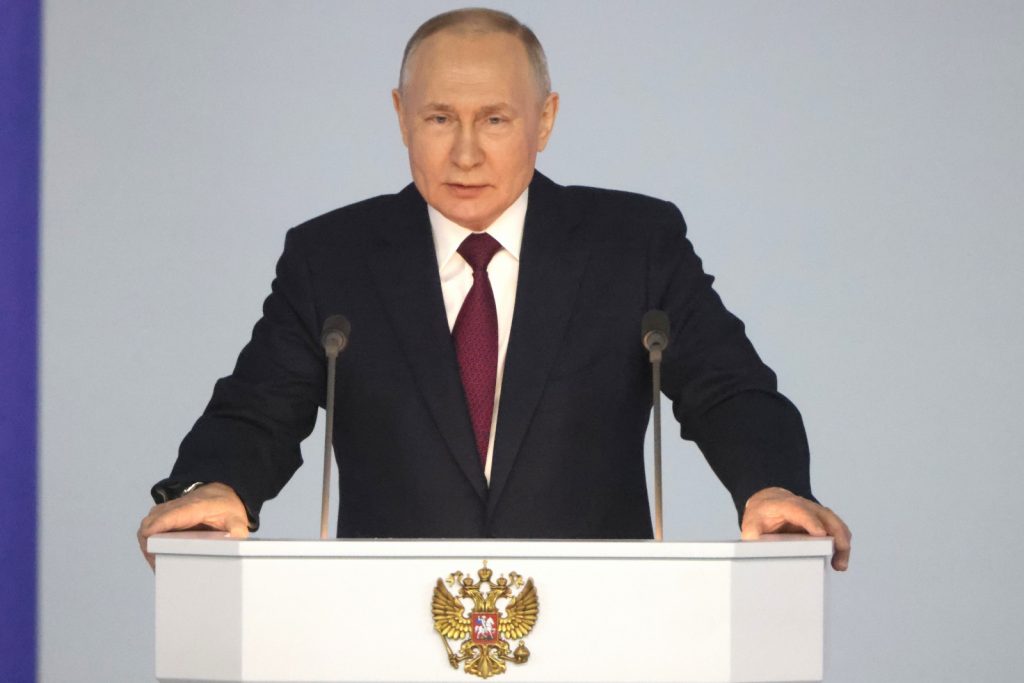 Putin suspends US nuclear treaty, vows to keep fighting in Ukraine