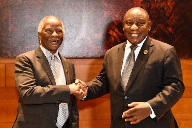 Ramaphosa to meet with Thabo Mbeki over Phala Phala scandal