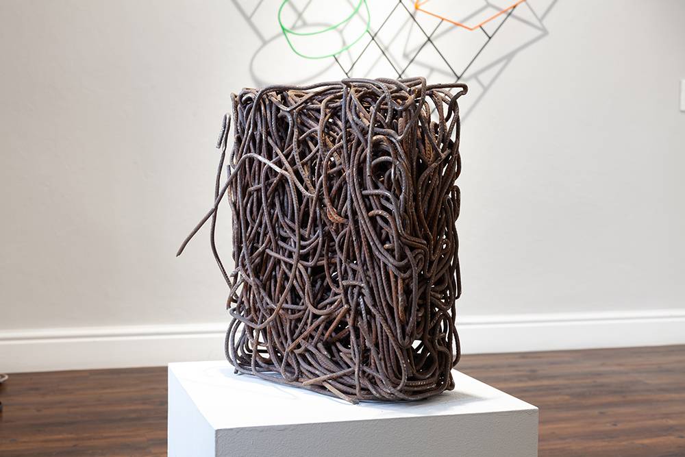 11. Gaelen Pinnock_Component of division_steel rebar_Photo by Mia Thom_2021_Courtesy the artist