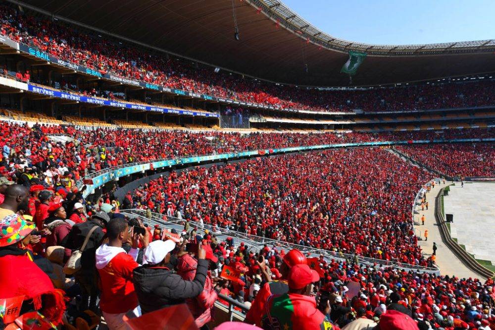 Eff 10th Anniversary Rally At Fnb Stadium In South Africa