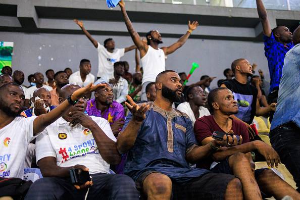 Nigerians celebrate tense Afcon semi-final win over South Africa