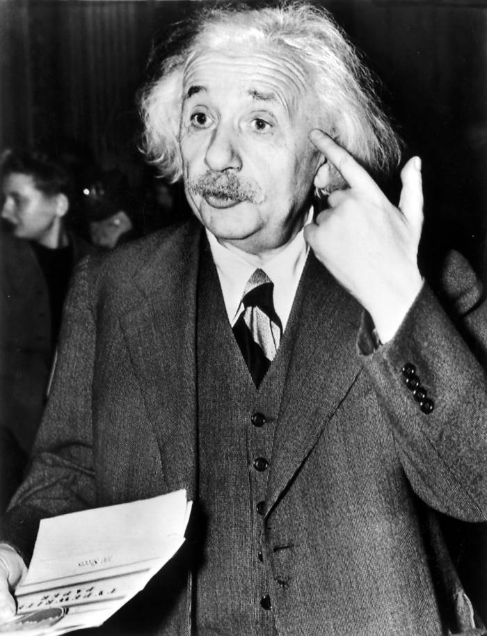 Albert Einstein In Washington In 1946