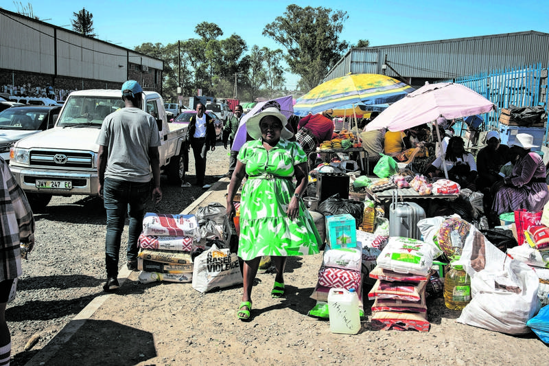 People Wait For Transport To Rural Villages In Mthatha, South Africa