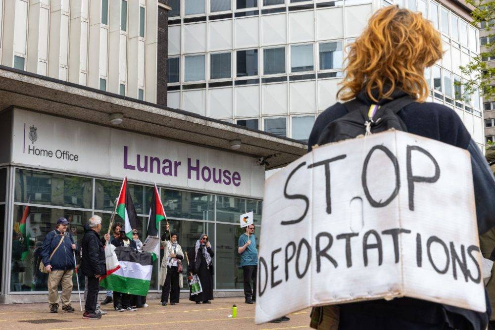 Protest Against Rwanda Bill And Deportations London