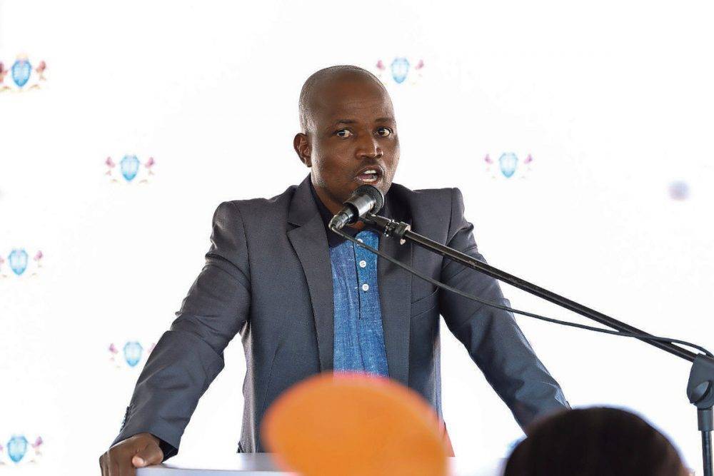 Mr Zisebenzele Gininda. Director Of Reashoma Buy Back Centre 1