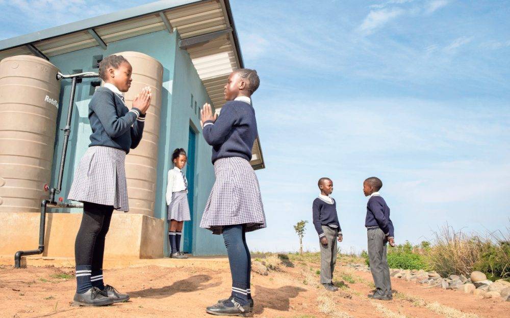 Addressing poor sanitation in South African schools