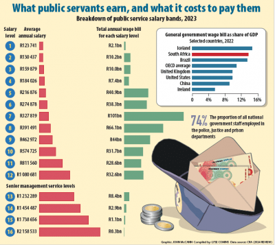 Public sector wage bill 2024