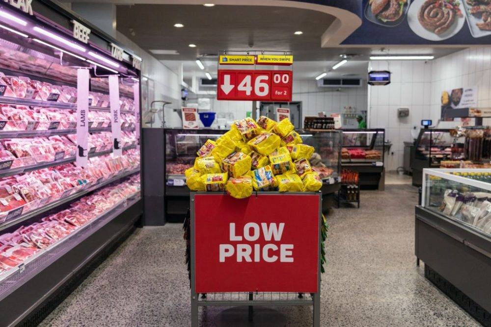 Consumer food price inflation at lowest level since January 2020