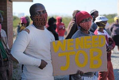 Mining Community Protests Over Lack Of Food And Jobs In Rustenburg In South Africa