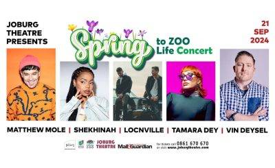 Joburg City Theatres brings Spring to Zoo Life with live music and a picnic affair