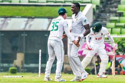 Rabada breaks record as South Africa takes lead against Bangladesh in first Test