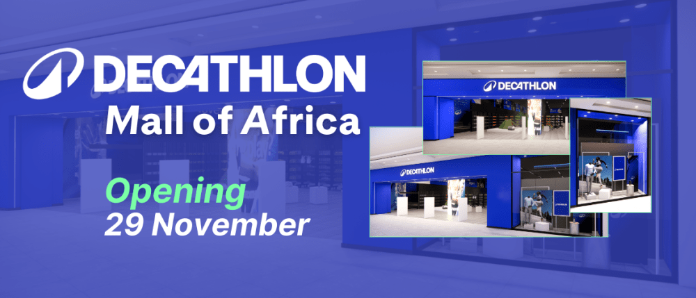 French brand, Decathlon, to grow South-African presence with a new first-of-its-kind store at Mall of Africa
