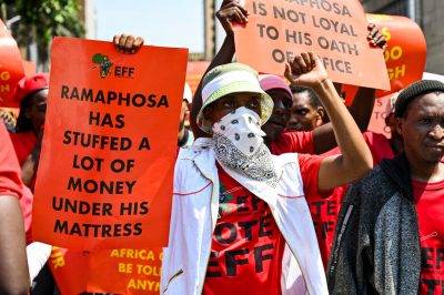Eff National Shutdown In Durban In South Arica