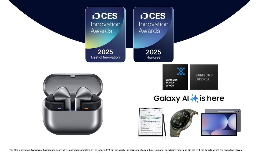 Samsung’s AI-Powered innovations honoured by consumer technology association