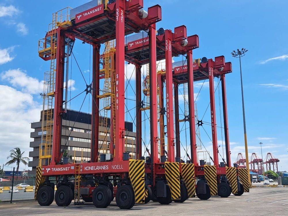 Transnet takes delivery of R892m of cargo equipment at Port of Durban