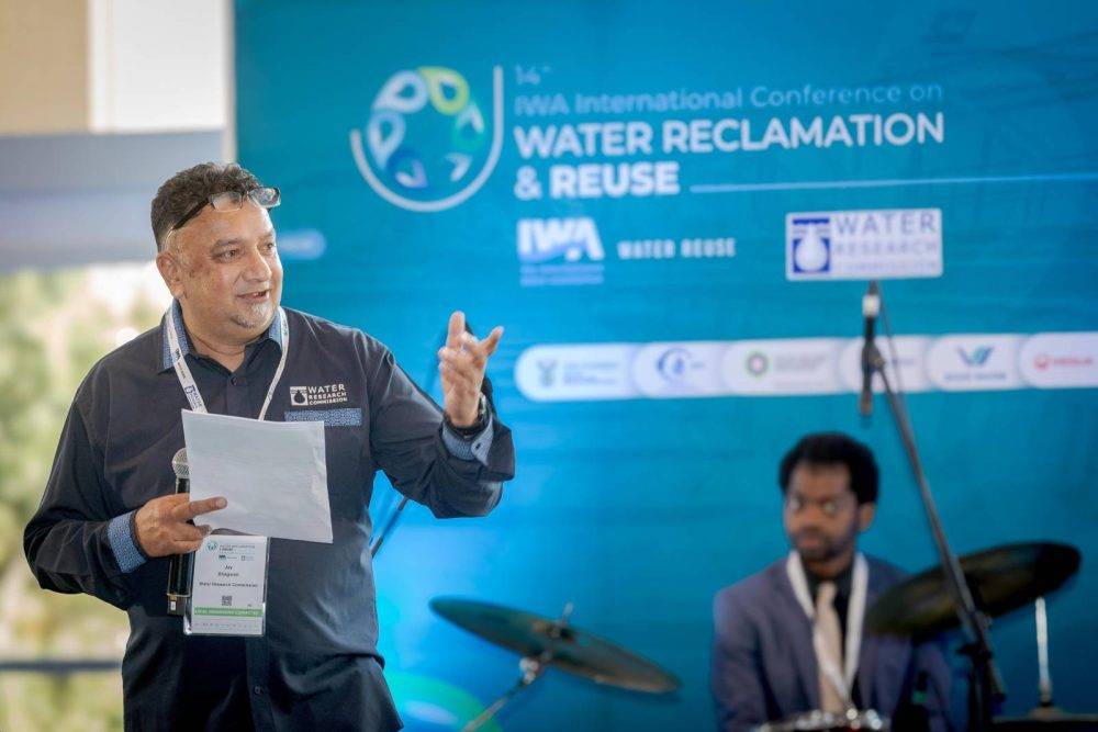 Iwa Conference Chair Jay Bhagwan Of The Water Research Commission (wrc)
