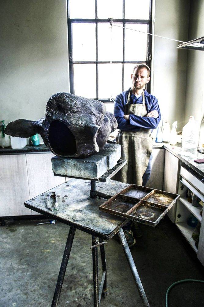 Portraitofmichelemathisoninthestudio,imagecourtesyoftheartist