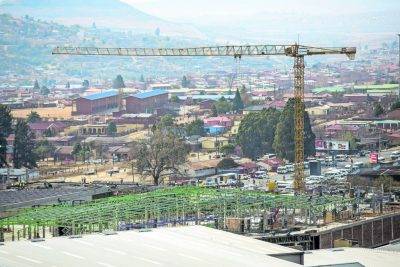 Mall Construction In Qwa Qwa Free State Photo Delwyn Verasamy
