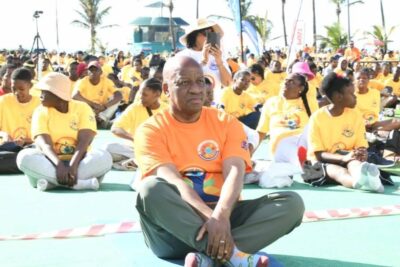 India’s ancient art of yoga captures Durban