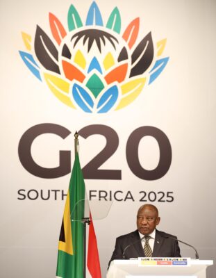 South Africa’s G20 leadership: An opportunity to drive an inclusive future through values