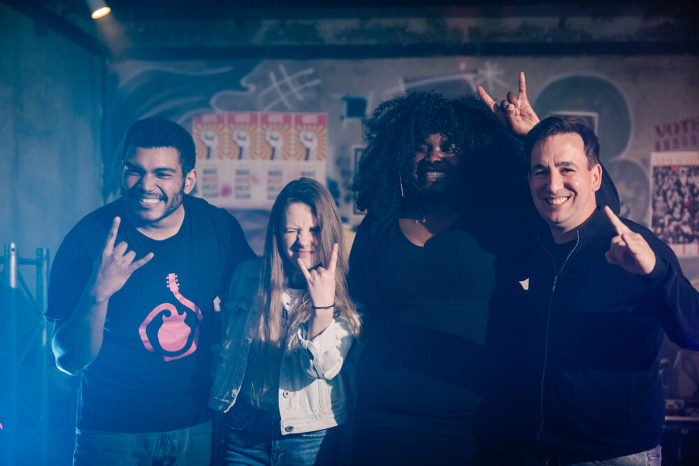Members Of The Band 'unresolved'. From Left Jericho Hendricks, Ayla Gelbart, Busi Lethole And Victor Germeshuizen Photo By Nova4media