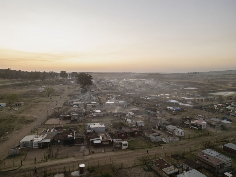 A General View Of Nomzamo Village In Ermelo, Mpumalanga.