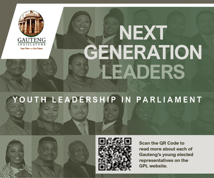 The Gauteng Legislature embraces the future through the voices of young elected representatives