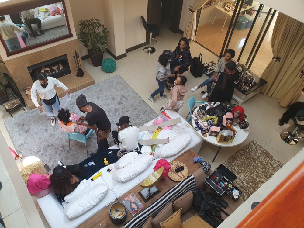 Preproductionmake Upandhairtestsonjiva!netflixdramaseries,2020 Photocredit Thentintilifactory
