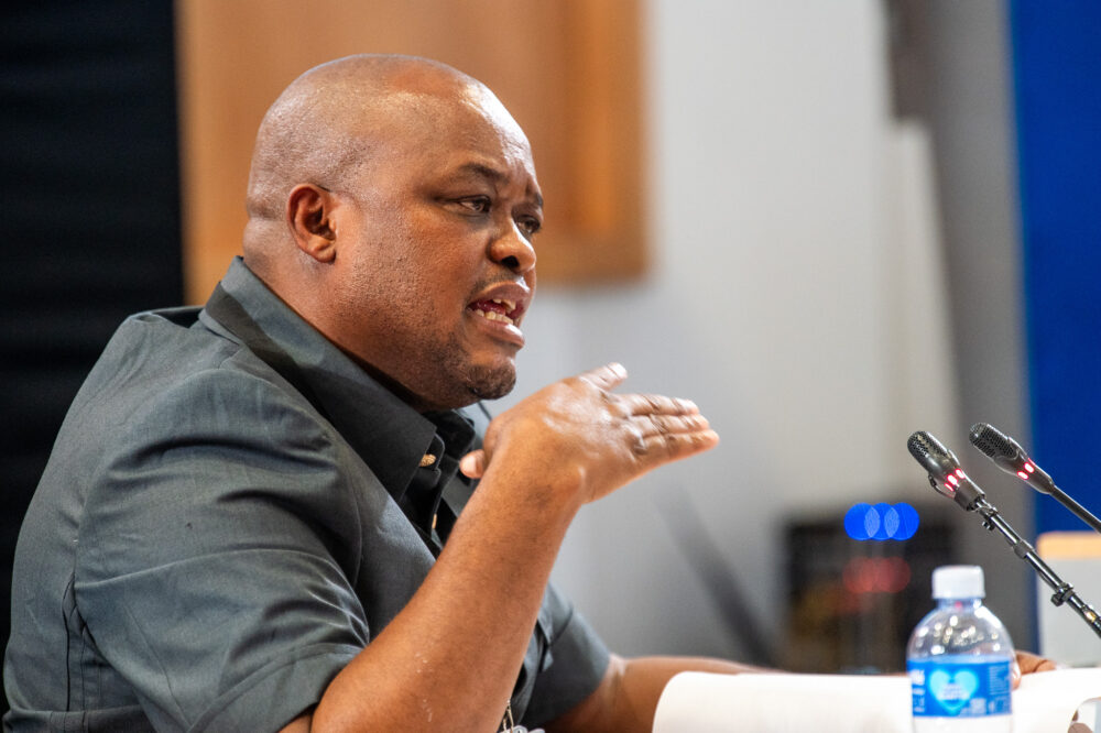 Madlanga Comission Brown Mogotsi Testifying Photo Delwyn Verasamy