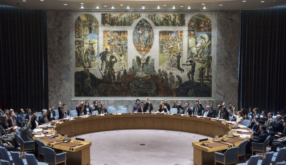 Security Council Meeting Maintenance Of International Peace And Security