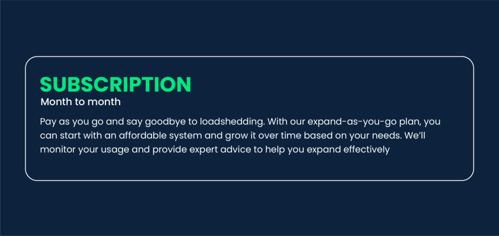 Subscription Paragraph