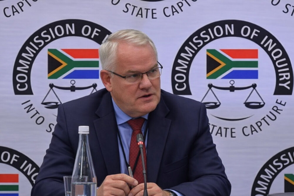 Johan Booysen Testifying At The Commission Of Inquiry Into State Capture File