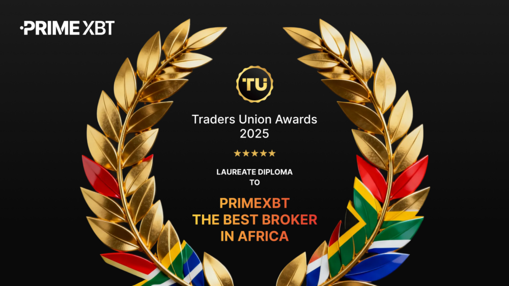 PrimeXBT wins the “Best Broker in Africa” title at the Traders Union Awards